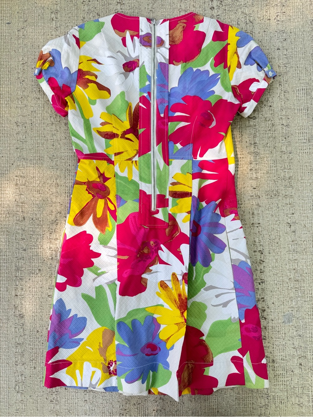 Yellow Ruched One Shoulder Sundress - Picture 4 of 8